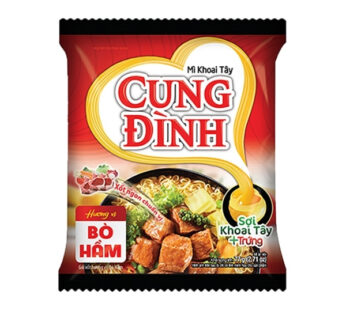 MÌ CUNG ĐÌNH VỊ BÒ HẦM　牛肉煮込味インスタントラーメン